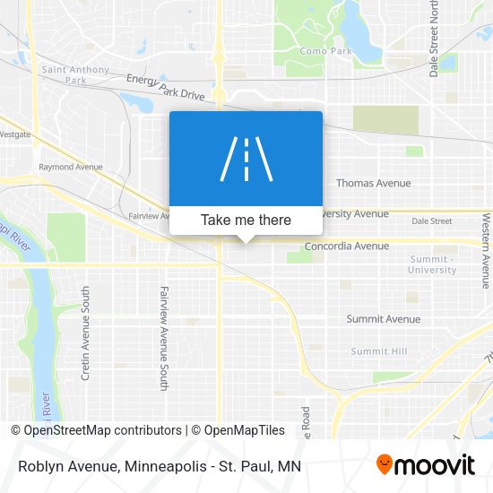 Mapa de Roblyn Avenue