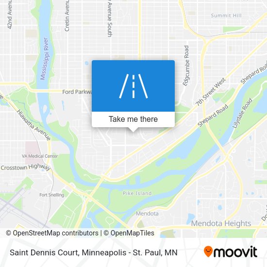 Saint Dennis Court map