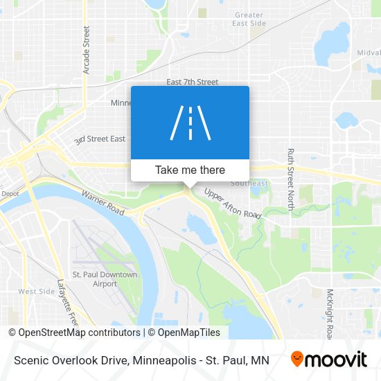 Scenic Overlook Drive map