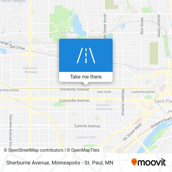 Mapa de Sherburne Avenue