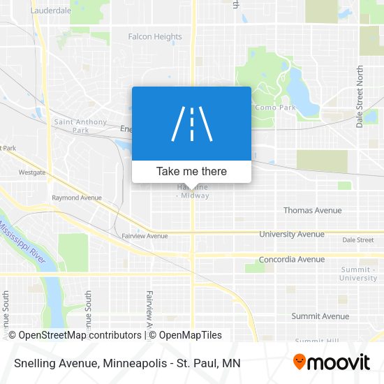 Mapa de Snelling Avenue
