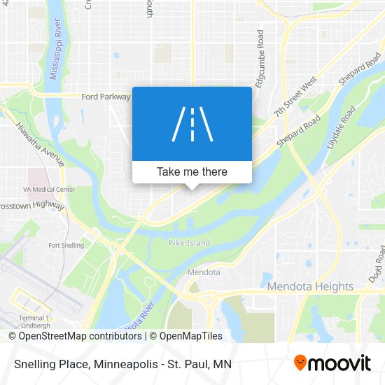 Snelling Place map
