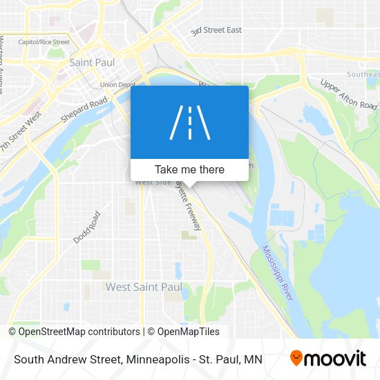South Andrew Street map