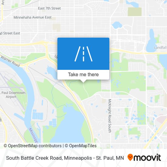 South Battle Creek Road map