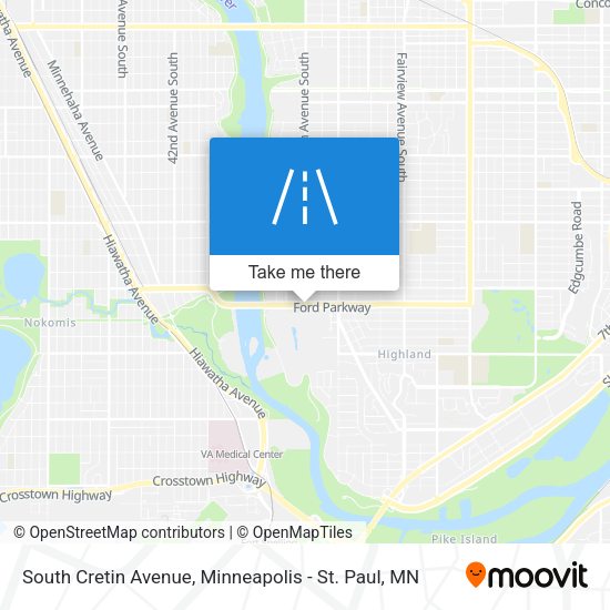 Mapa de South Cretin Avenue