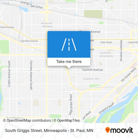 Mapa de South Griggs Street