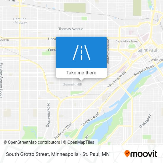 South Grotto Street map