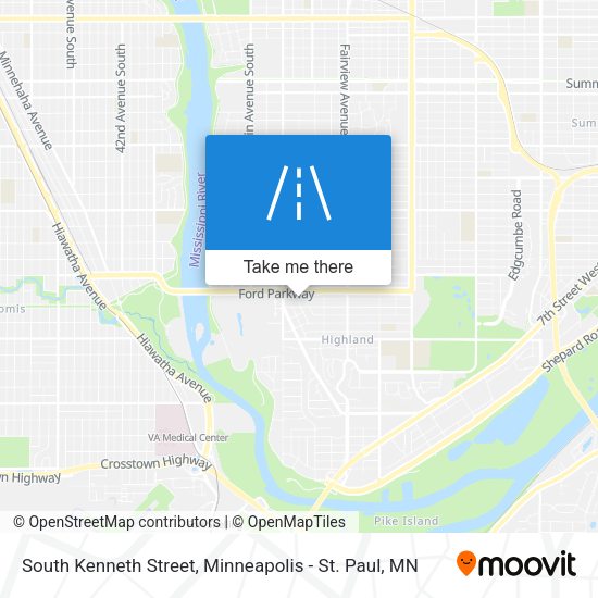 Mapa de South Kenneth Street