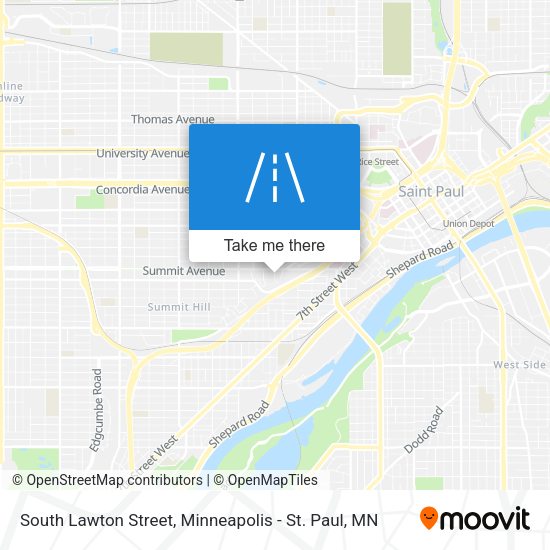 South Lawton Street map