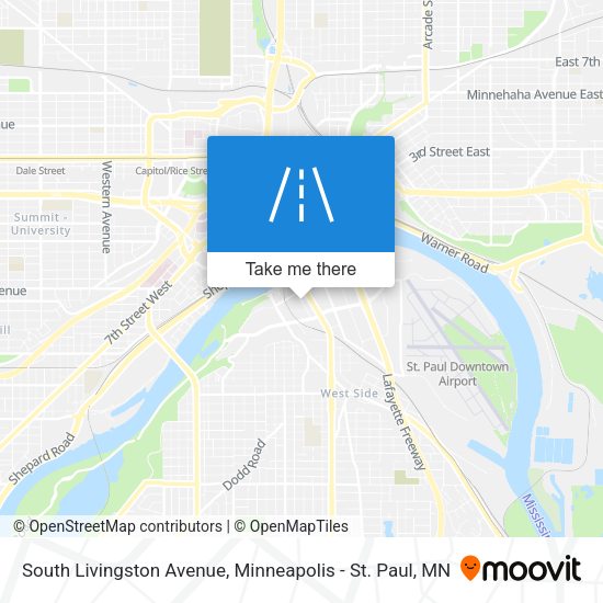 South Livingston Avenue map