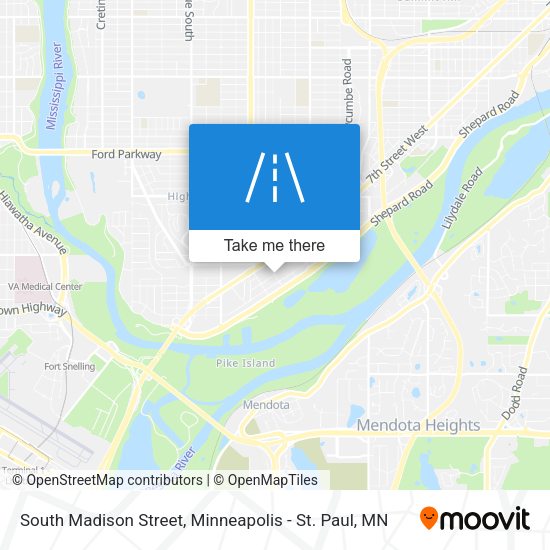 South Madison Street map