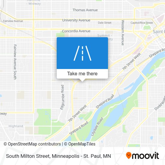Mapa de South Milton Street