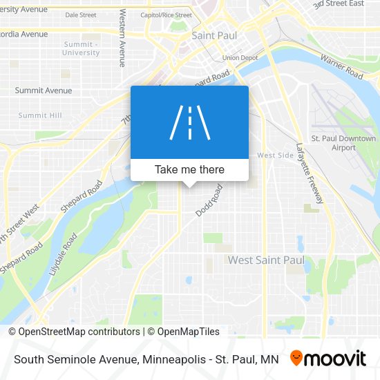Mapa de South Seminole Avenue