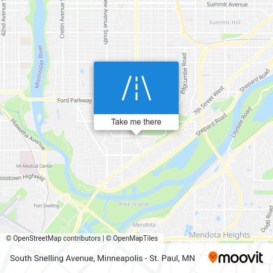 Mapa de South Snelling Avenue