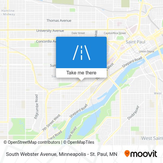 Mapa de South Webster Avenue