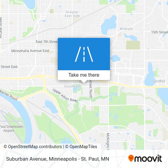 Mapa de Suburban Avenue
