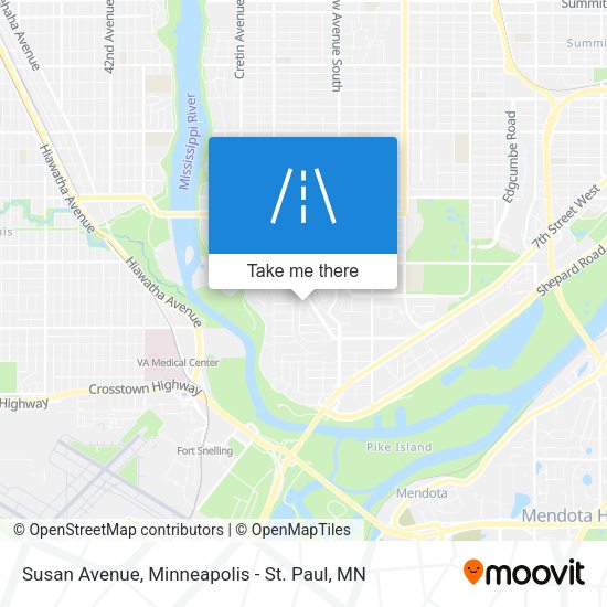 Susan Avenue map