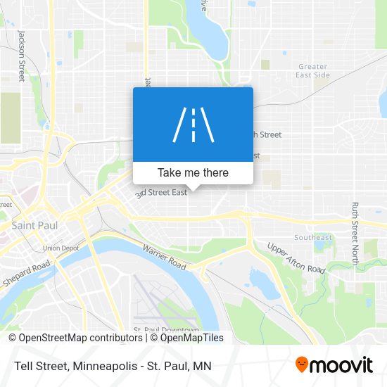 Tell Street map