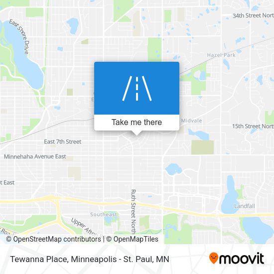 Tewanna Place map