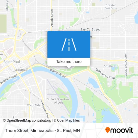 Mapa de Thorn Street