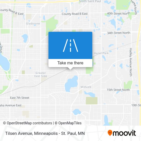 Mapa de Tilsen Avenue
