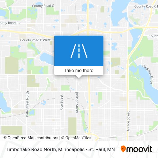 Timberlake Road North map