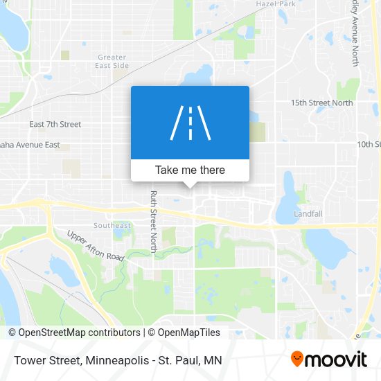 Tower Street map
