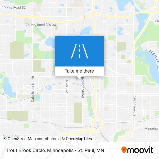 Mapa de Trout Brook Circle