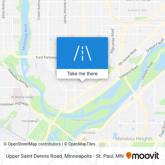 Mapa de Upper Saint Dennis Road