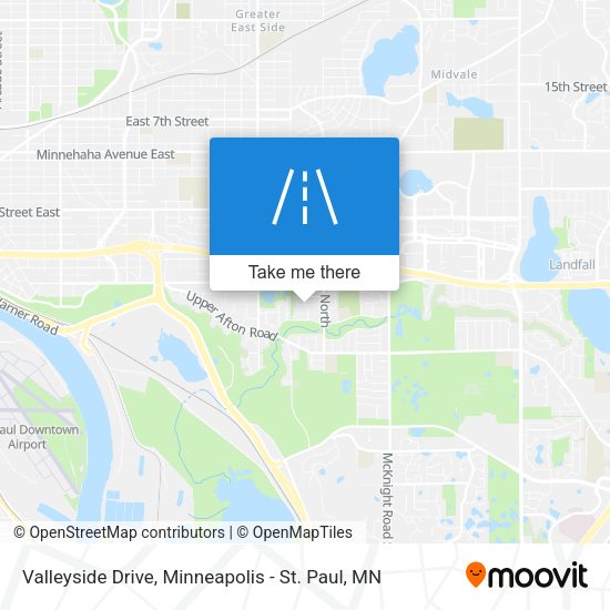 Mapa de Valleyside Drive