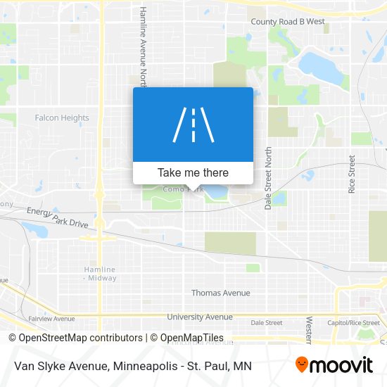 Van Slyke Avenue map
