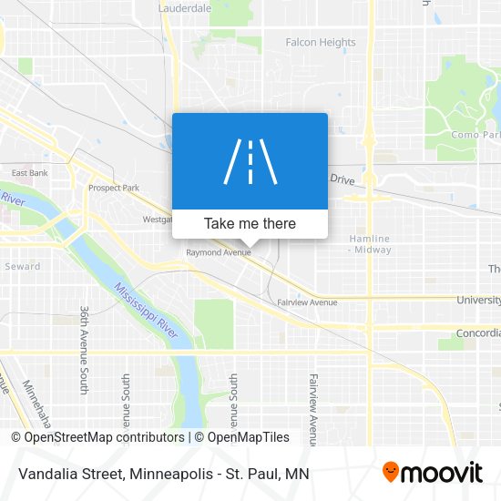 Vandalia Street map