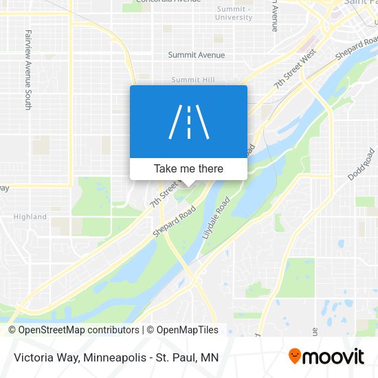 Victoria Way map
