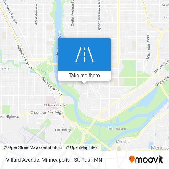 Mapa de Villard Avenue