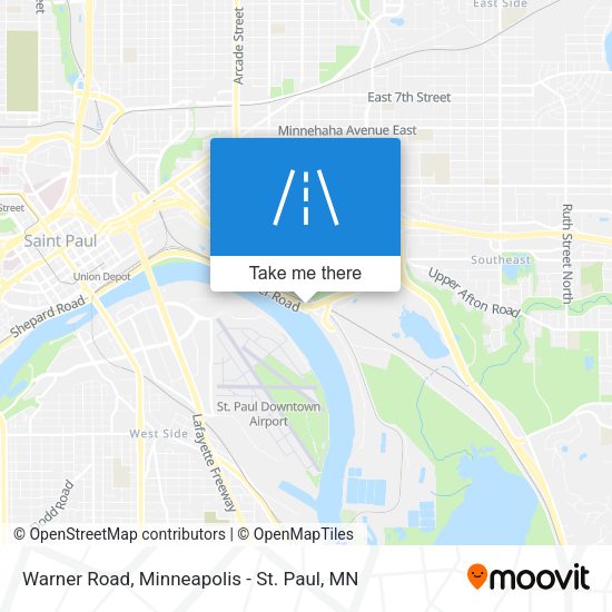 Mapa de Warner Road