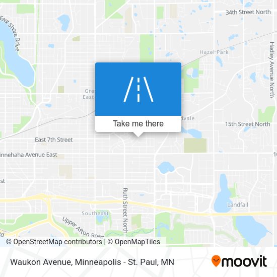 Waukon Avenue map