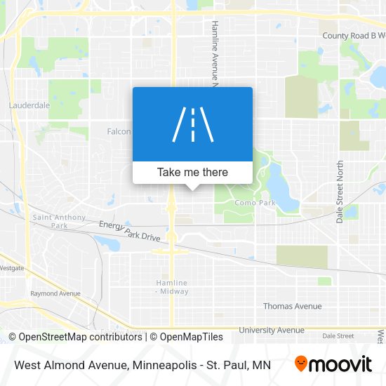 Mapa de West Almond Avenue