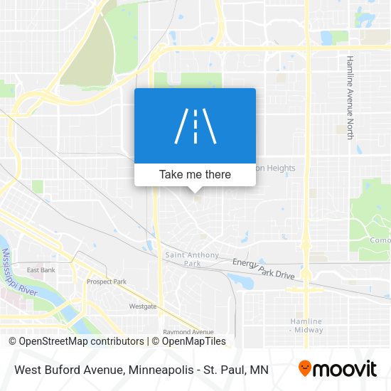 Mapa de West Buford Avenue