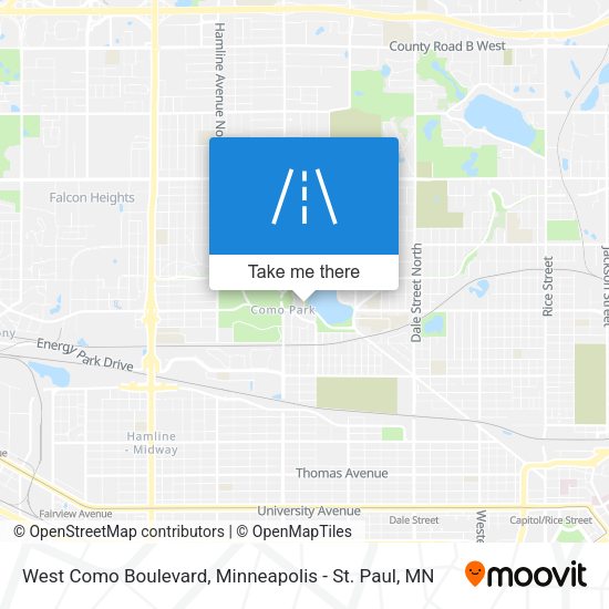 Mapa de West Como Boulevard