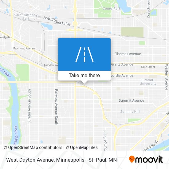 Mapa de West Dayton Avenue