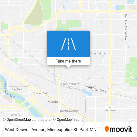 Mapa de West Doswell Avenue