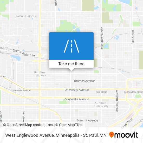 Mapa de West Englewood Avenue