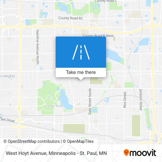 West Hoyt Avenue map