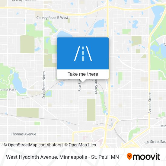 Mapa de West Hyacinth Avenue