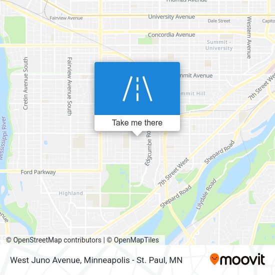Mapa de West Juno Avenue