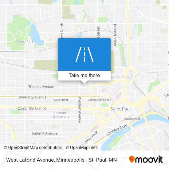 Mapa de West Lafond Avenue