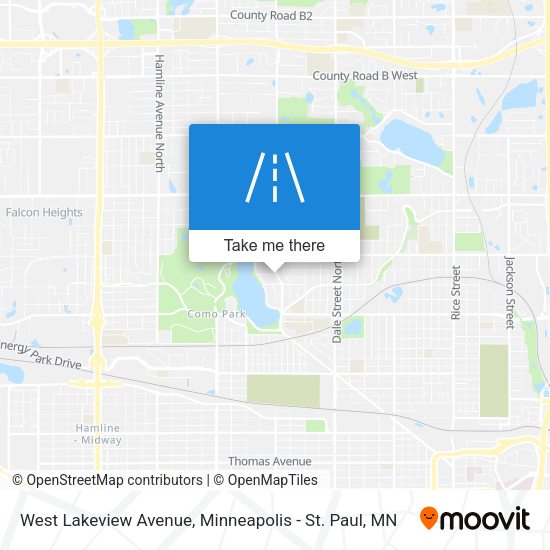 Mapa de West Lakeview Avenue