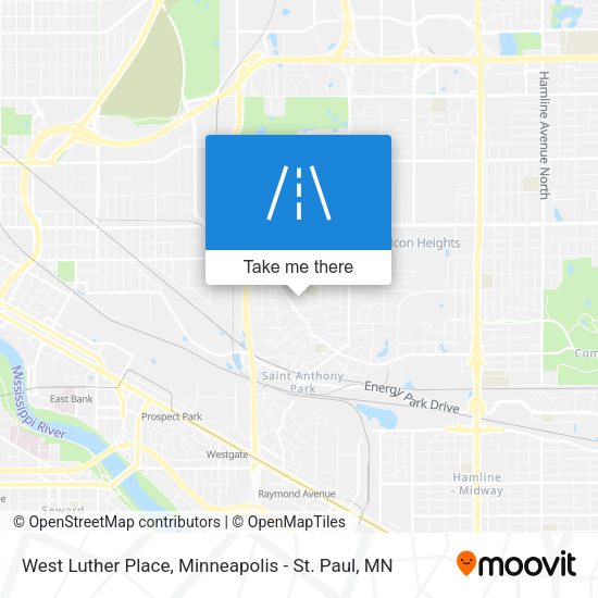 Mapa de West Luther Place