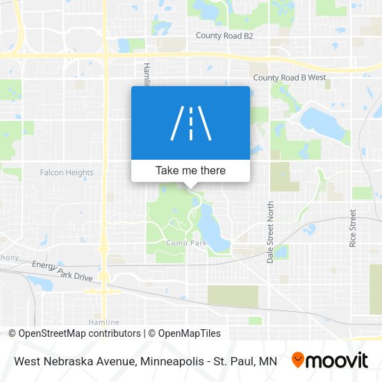 Mapa de West Nebraska Avenue