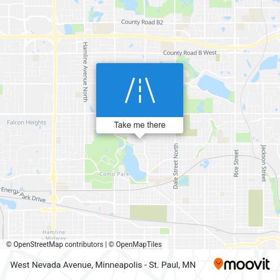 Mapa de West Nevada Avenue